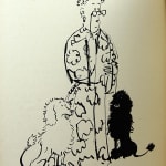 Um Fidalgo de Pernas Curtas by Ilse Losa, illustrated by Júlio Resende. Interior page, illustration.