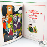 The Rhymes of Goochy Goggles and His Pollywog Named "Woggles" written by Andrew F. Underhill, illustrated by Katharine Sturges. Title page.