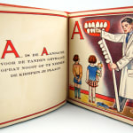 ABC over de tanden by F.H. Abbing. Interior page, letter A.