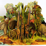 Moko and Koko in the Jungle by Vojtech Kubasta. Pop-up illustration