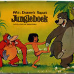 Walt Disney's flapuit Jungleboek. Front cover