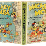 Mickey Mouse in King Arthur's Court. Dust jacket