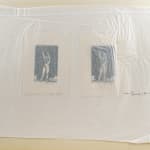 Child and Star - editioned print and trial proof notes on tissue paper