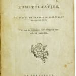 Kermis-Tafreeltjes, in Geetste Kunstplaatjes, op Boert-en Ernstige Dichttrant Beschreven illustrated by Karel Frederik Bendorp the Elder. Title page.