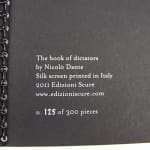 The Book of Dictators. Colophon