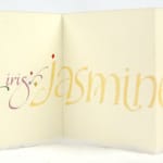 A Transplanted New England Gardener's Alphabetical Delirium. Calligraphic spread