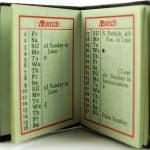 The Gorham Calendar for 1901. Text spread