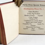 Thirty-Three Menus for Special Occasions. Menu