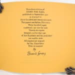 Story for Sara. Colophon