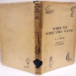 When We Were Very Young. Dust jacket