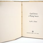 God Drives a Flying Saucer. A Totally New and Revolutionary Concept of UFO's, Their Existence and Their Meaning. Title page
