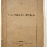 The Stranger in Lowell by John Greenleaf Whittier. Front cover