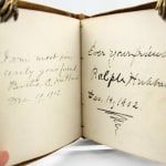 Roycrofters Autograph Book. Hand-written text page