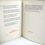 Dramatis Personae by Robert Browning, published by the Doves Press. Text and colophon pages