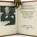 Sir Winston S. Churchill: Honorary Citizen of the United States of America by Act of Congress April 9, 1963. Title-page spread