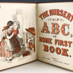 Home First Book. Title page, The Nursery ABC.