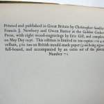 The Green Ship. Colophon