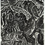 The Chester Play of the Deluge illustrated by David Jones. Interior page.