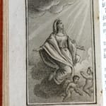 Le Petit Paroissien de la Jeunesse. Engraving the assumption of the Virgin.