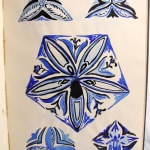 Three Czech design and ornament sketchbooks. Illustration