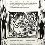 Adverntures in the Burning Bush by David Rathman. Interior page with illustration.