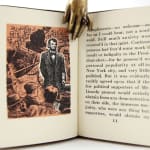 Death of Abraham Lincoln. Illustrated text spread