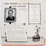 Odd Songs and a Poem. Back