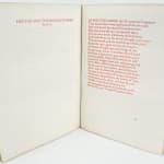 Seven Poems & Two Translations by Alfred Lord Tennyson, published by the Doves Press. Text spread