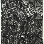 The Chester Play of the Deluge illustrated by David Jones. Interior page.
