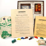 L'Autoroute board game. Instructions, pieces, and game box