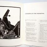 An Exhibition: ...American Sheaves, English Seed Corn... Illustrated text spread