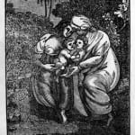 Child's Book of Poetry, with Engravings. Woodcut illustration.