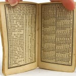Miniature Almanack for the Year of Our Lord 1834. Interior page.