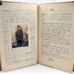 Three Czech design and ornament sketchbooks. Text spread