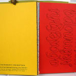 Variations on the Theme of Twenty-Six Letters by David Kindersley. Alphabet page