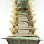 La cathedrale de Notre-Dame a Paris. The Cathedral of Our-Woman in Paris. Peepshow from above