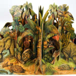 Moko and Koko in the Jungle by Vojtech Kubasta. Pop-up illustration