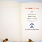 On Human Rights, designed by Valenti Angelo. Title page