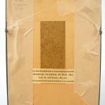 Original art by Eric Gill. Back of frame