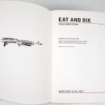 Eat and Die. Friss oder Stirb. Infants in the Field of War. Text spread