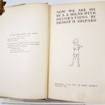 Now We Are Six by A. A. Milne. Title-page spread