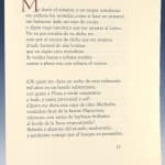 Odes / Odas by John Keats, translated by J.R. Wilock, illustrated by Raúl Veroni. Interior page, Spanish translation.