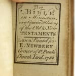 The Bible in Miniature, or a Concise History of the Old & New Testaments. Title page.