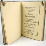 Bacon Interspersed by Sir Francis Bacon, Sir Walter Raleigh and Sir William Cornwallis. Title page.