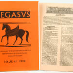 Pegasus 41 with contribution by Joanne Rowling. Front cover and newsletter