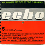 Echo phonograph magazine. Front cover