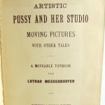 Artistic Pussy and her Studio: Moving Pictures with Other Tales by Lothar Meggendorfer. Title page.