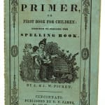 Picket's Primer, or First Book for Children: Designed to Precede the Spelling Book by A. and J. W. Picket. Front cover.