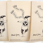 Three copies of a postcard for the LBMA Arts Forum