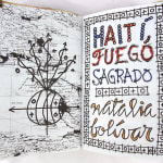 Haiti, Fuego Sagrado. Title page spread